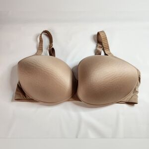 Third Love 24/7 Classic Nude T Shirt Bra 40E Smoothing Sides & Back Womens